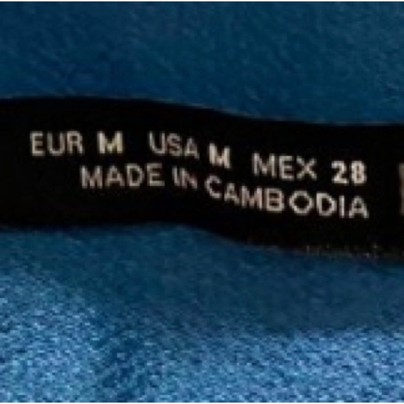 Zara Blue Satin Midi Skirt - Picture 6 of 15